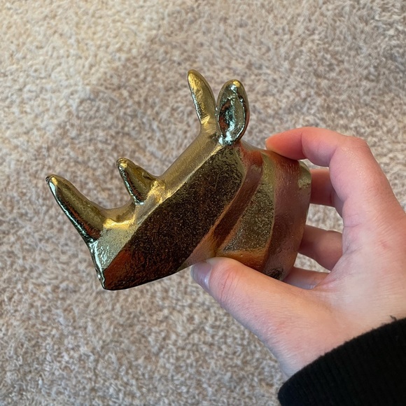 Target Wall Decor Gold Rino Target Wall Decor Poshmark